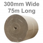 300mm Wide Single Face Corrugated Paper Rolls