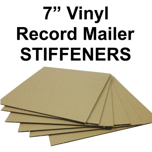 500 STRONG 7" CARDBOARD RECORD STIFFENERS LAYER PADS FOR MAILERS 24 H DELIVERY 