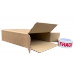 225mm x 75mm x 240mm (9" x 3" x 9") Cardboard Postal Boxes - FOL939