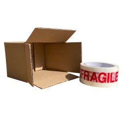 152mm x 101mm x 101mm (6" x 4" x 4") - Small Cardboard Postal Boxes - SW64
