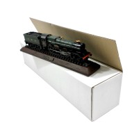 450mm x 101mm x 101mm (18" x 4" x 4") White Model Train Postal Boxes - FOLSW1844W