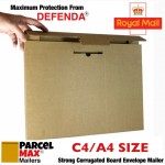 C4 / A4 ParcelMax Mailers - Royal Mail Large Letter Qualifying Corrugated Mailer (233mm x 320mm x 11mm)