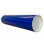 Blue Postal Tubes  - 2" (50mm) Diameter