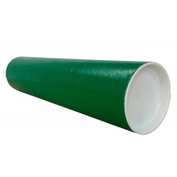 Green Postal Tubes  - 3" (76mm) Diameter