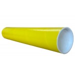Yellow Postal Tubes  - 3" (76mm) Diameter