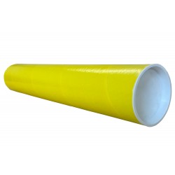 Yellow Postal Tubes  - 2" (50mm) Diameter