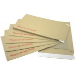 394mm x 318mm (appx 15.5" x 12.5") Board Backed Envelopes