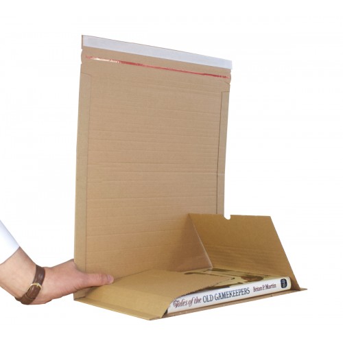 326 x 245 x 70mm Adjustable Depth  Style Packaging Packing Mailing Shipping Postage Postal Bukwrap Cookbook Game Cartons Wrappers 10 Large Self Seal Strong C4 Cardboard Book Wrap Postal Boxes Mailers Size 12.75 x 9.5 x 2.75