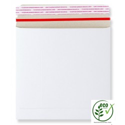 12" White All Board Record Mailers / Envelopes  - 343mm x 343mm