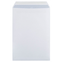C4 / A4 White Peel & Seal Paper Envelopes - 324mm x 229mm (12.75" x 9")
