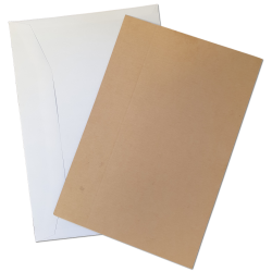 C5 / A5 PiP Gummed Paper Envelopes With Stiffeners - 162mm x 238mm  (6.3" x 9.3")