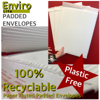 Environmentally Friendly Fluted Padded Envelopes