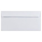 DL White Peel & Seal Paper Envelopes - 110mm x 220mm (4.3" x 8.6")