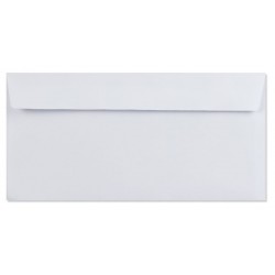 DL White Peel & Seal Paper Envelopes - 110mm x 220mm (4.3" x 8.6")