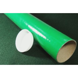Green Postal Tubes  - 3" (76mm) Diameter
