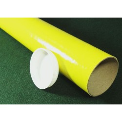 Yellow Postal Tubes  - 2" (50mm) Diameter