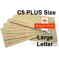 C5 / A5 PLUS Board Backed Envelopes (241mm x 178mm 9.5" x 7" appx)