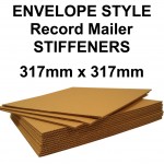 12" Record Mailer Stiffeners - 317mm x 317mm (For Envelope Style & MusicMax QP2 Record Mailers) MM317