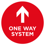 One Way System - COVID-19 Workplace Floor Vinyls / Stickers
