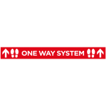 One Way System - Rectangular Floor Vinyls / Stickers