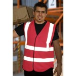 50 x Pink High Visibility Vests / Waistcoats