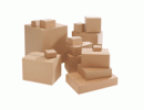 305mm x 305mm x 305mm (12" x 12" x 12") - Large Cube Cardboard Postal Box - SW1212