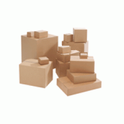 510mm x 510mm x 525mm (20" x 20" x 21") Double Wall Boxes / Cube Corrugated Cartons - DW2020
