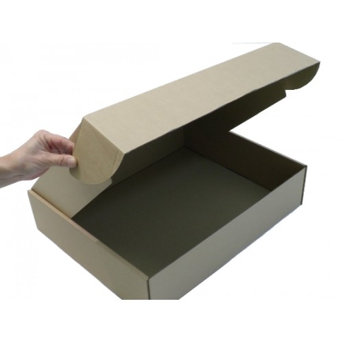 Pack of 50 158mm x 158mm x 68mm Style 0427 White Cardboard Postal Box