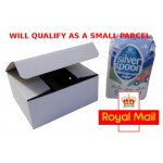 White Royal Mail Small Parcel Size Box - (165mm x 125mm x 70mm) DC642W