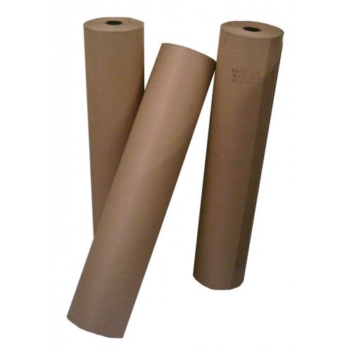 900mm x 225M x 2 BROWN KRAFT WRAPPING PAPER ROLLS 88gsm 