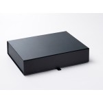 Black  A4 (Shallow) Magnetic Seal Gift Boxes (310mm x 245mm x 67mm)