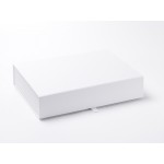 White A4 (Shallow) Magnetic Seal Gift Boxes (310mm x 245mm x 67mm)
