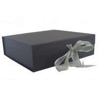Standard Size Black Magnetic Seal Gift Boxes - (209mm x 220mm x 60mm)