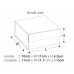Small White Magnetic Seal Gift Boxes With Ribbon (100mm x 110mm x 45mm)