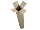 SW4447 - (114mm x 114mm x 1200mm) 4.5" x 4.5" x 47" Single Wall Corrugated Cartons - FEFCO Style 0409
