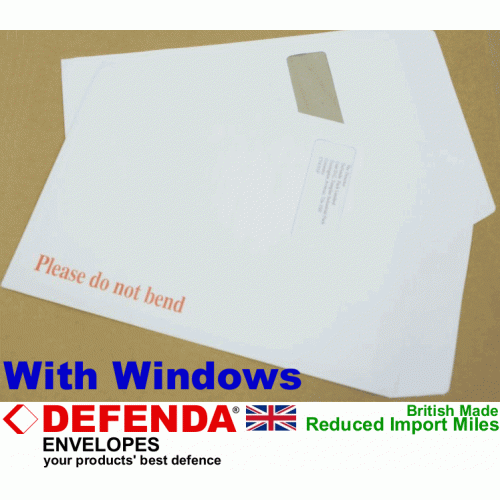 25 x NEW C4 A4 Board Back Backed Envelopes 324x229mm PIP/ HIGH QUALITY 