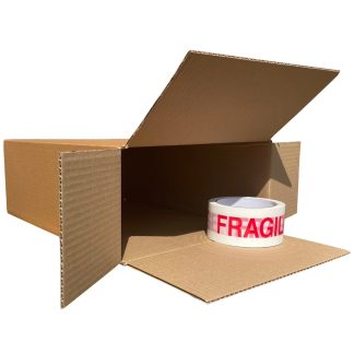 Fully Overlapping Postal Boxes - 10" x 5" x 14"