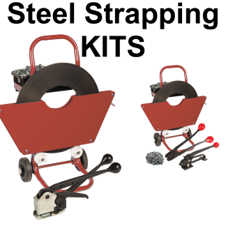 Metal (Steel) Hand Pallet Strapping Banding Kits