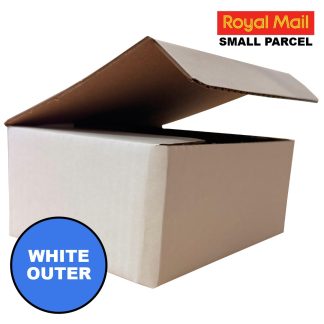 White Small Parcel Size Boxes