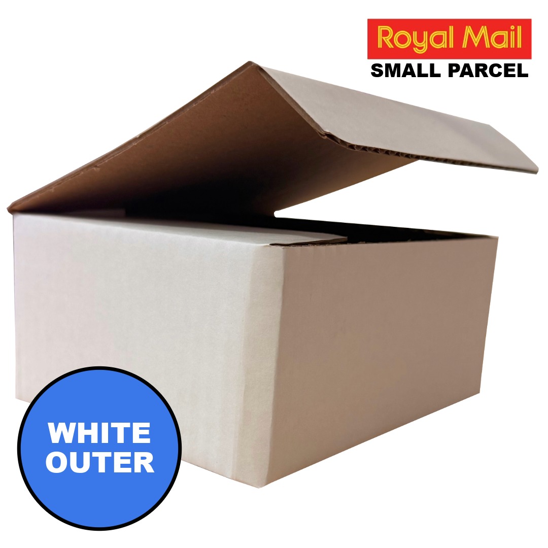 White Small Parcel Size Boxes