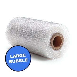 300mm Wide AirCap (Large Bubble) Bubble Wrap - 50 Metre Long Rolls