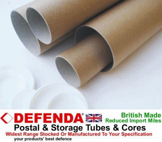 1.25" (32mm) Narrow Diameter Cardboard Postal Tubes - MADE TO ORDER