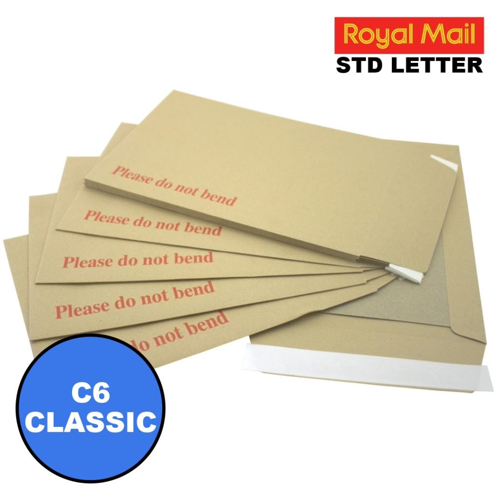 C6 Classic Board Backed Envelopes