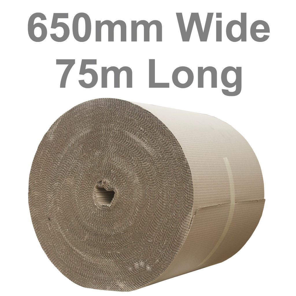 Single Face 650mm Wide Corrugated Paper Rolls