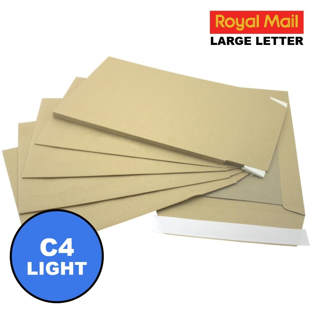 C4 Light Board Backed Envelopes