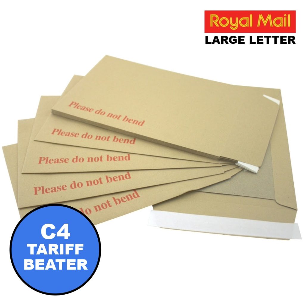C4 Tariff Beater Board Backed Envelopes