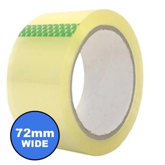 72mm Wide Clear Packing Tape
