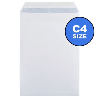 C4 / A4 Size Paper Envelopes - 324mm x 229mm (12.7" x 9.0")