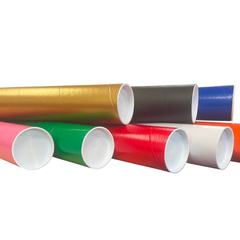 Coloured Postal Tubes