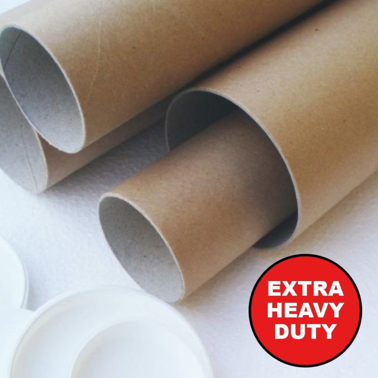 2" (50mm) Diameter SUPER STRONG Postal Tubes (3mm Wall Thickness)